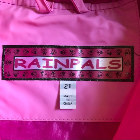 Rainpals rain coats for toddler girls, size 2T - Picture 3 of 6
